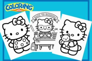 Hello Kitty Coloring Pages