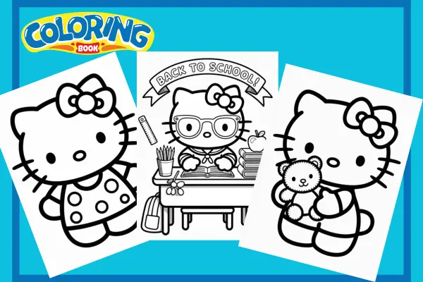 Hello Kitty Coloring Pages